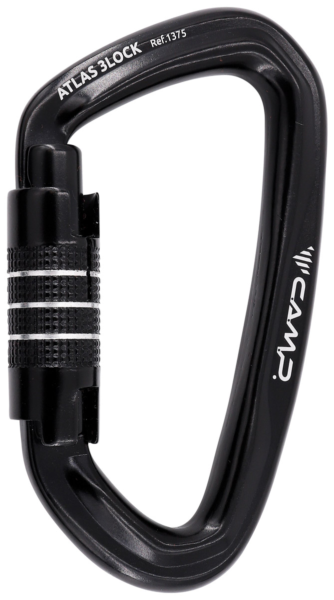 Карабин ATLAS - 3LOCK black (CAMP) Карабин ATLAS - 3LOCK black (CAMP)