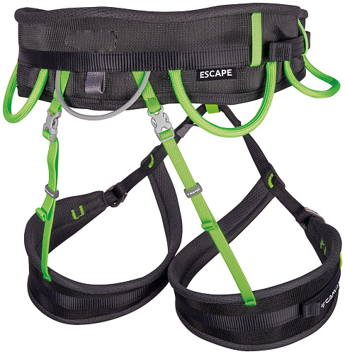 Страховочная система ESCAPE (CAMP) - Black / Green Страховочная система ESCAPE (CAMP) - Black / Green
