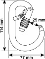 Карабин CORE BELAY LOCK (CAMP) Карабин CORE BELAY LOCK (CAMP)
