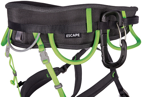Страховочная система ESCAPE (CAMP) - Black / Green Страховочная система ESCAPE (CAMP) - Black / Green