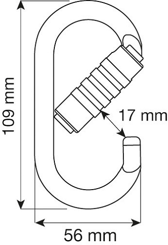 Карабин OVAL PRO - 3LOCK (CAMP) Карабин OVAL PRO - 3LOCK (CAMP)